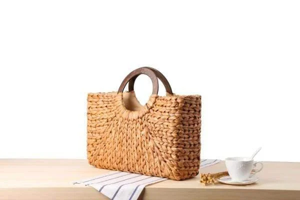 Martina Straw Tote Bag - Glova