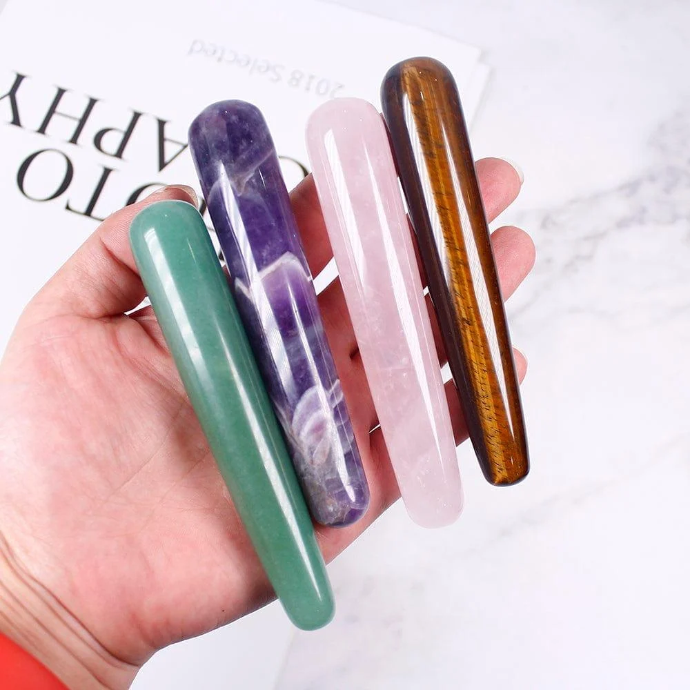 Massage Wands Healing Stone Crystals - Glova