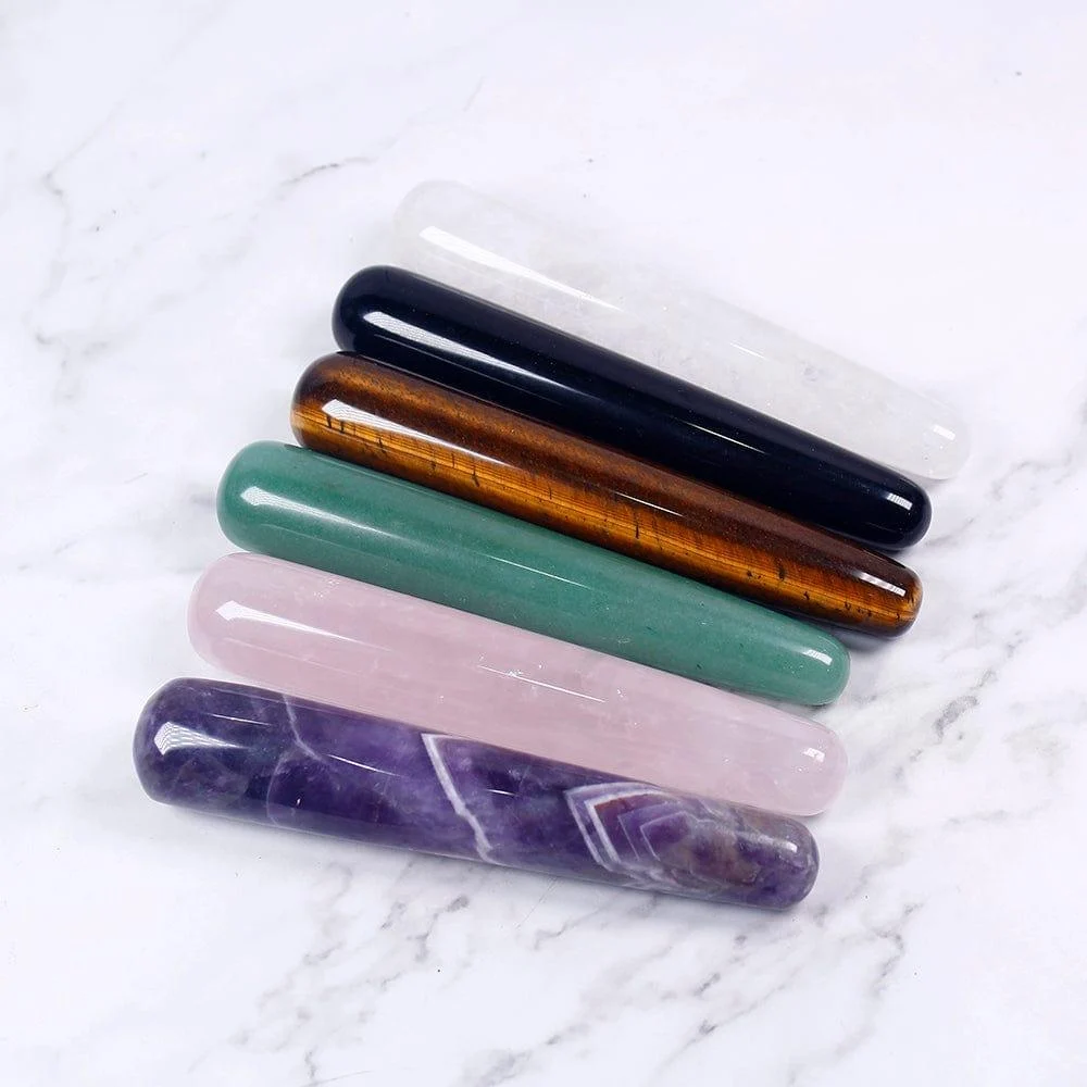 Massage Wands Healing Stone Crystals - Glova