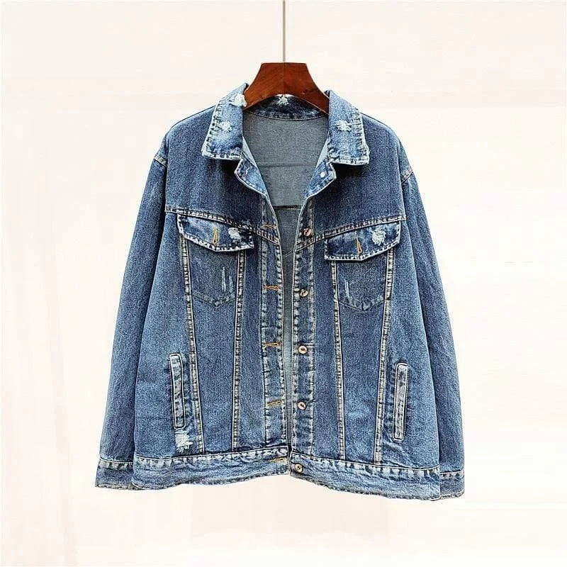 Maya Embroidered Denim Jacket - Glova