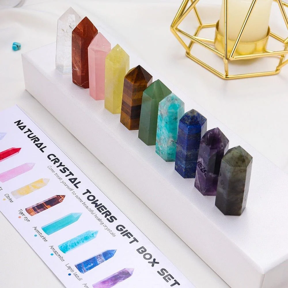 Meditation Crystals Towers Box Set - Glova