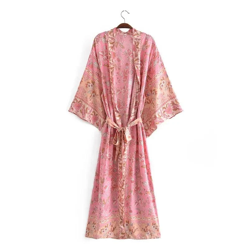 Meiko Floral Kimono Robe - Glova