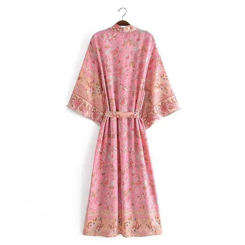 Meiko Floral Kimono Robe - Glova