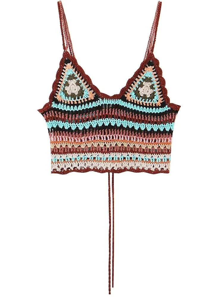 Melisande Crochet Crop Top - Glova