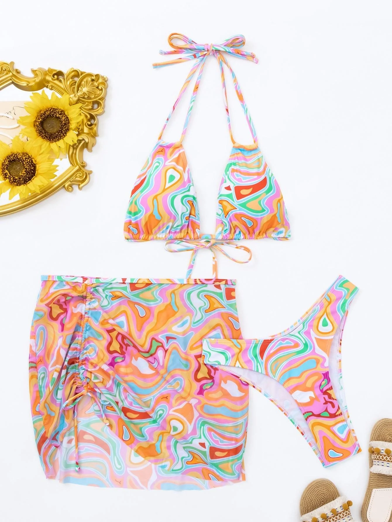 Melusine Three Piece Bikini Set - Glova