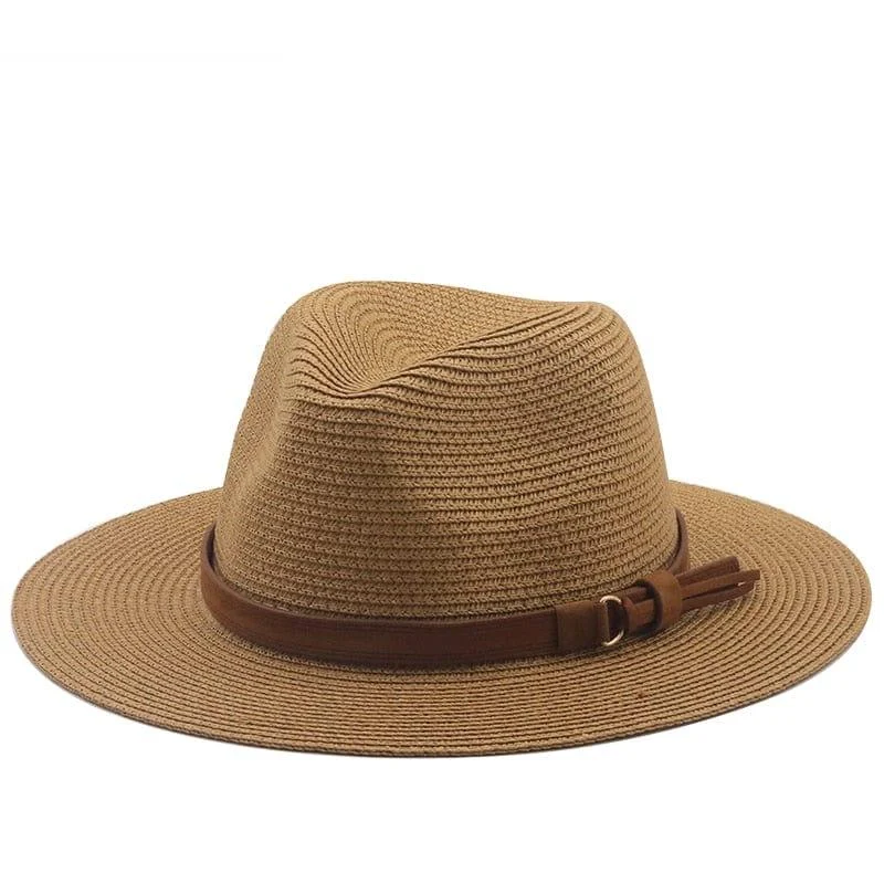 Memphis Straw Fedora Hat - Glova