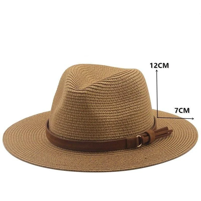 Memphis Straw Fedora Hat - Glova