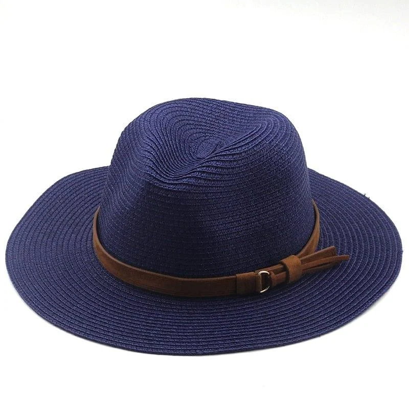 Memphis Straw Fedora Hat - Glova