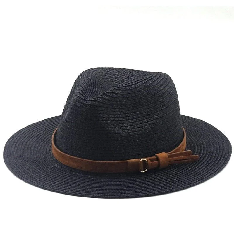 Memphis Straw Fedora Hat - Glova