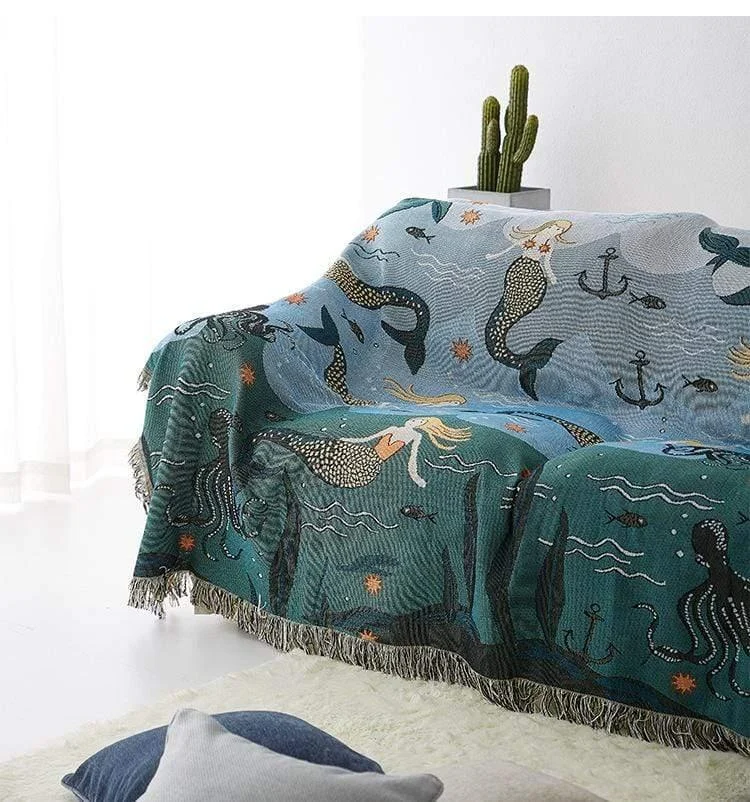 Mermaids of the Sea Throw - Glova