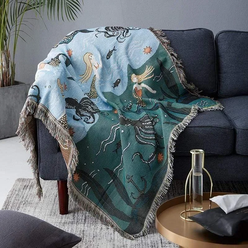 Mermaids of the Sea Throw - Glova