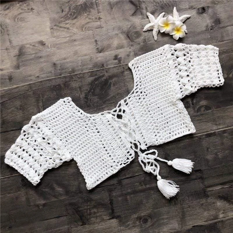 Mia Handmade Crochet Women Knit Top - Glova