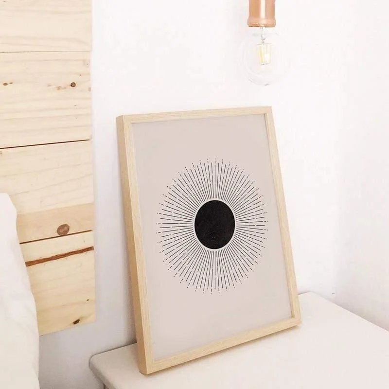 Mid-Century Black Sun Print - Glova