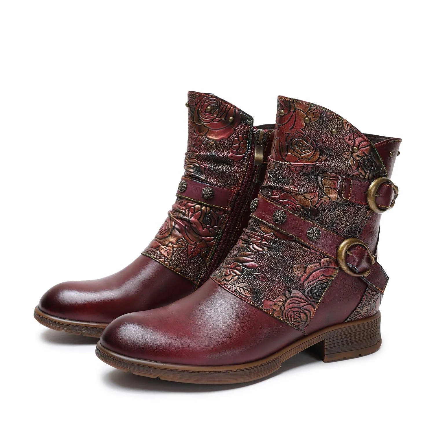 Midnight Wanderer Buckle Boots - Glova