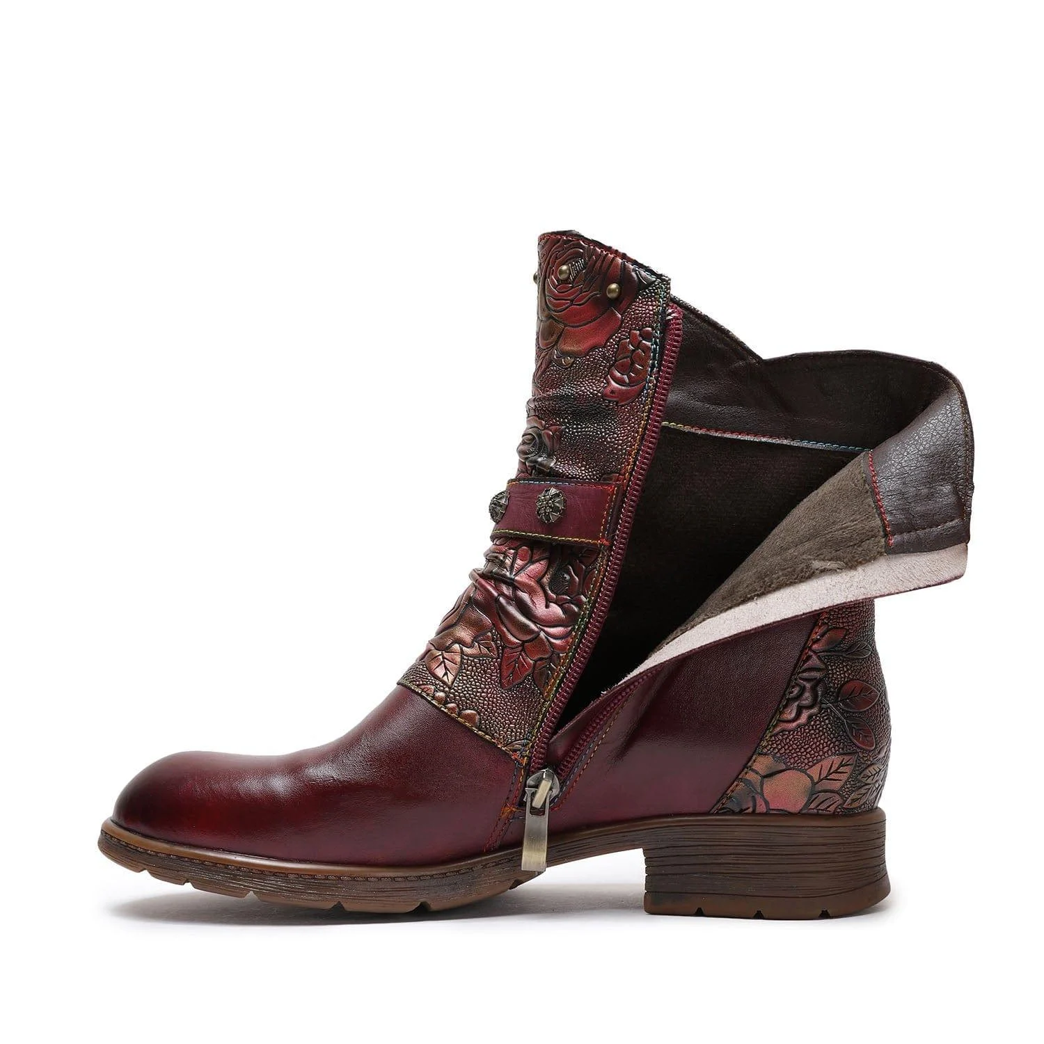 Midnight Wanderer Buckle Boots - Glova