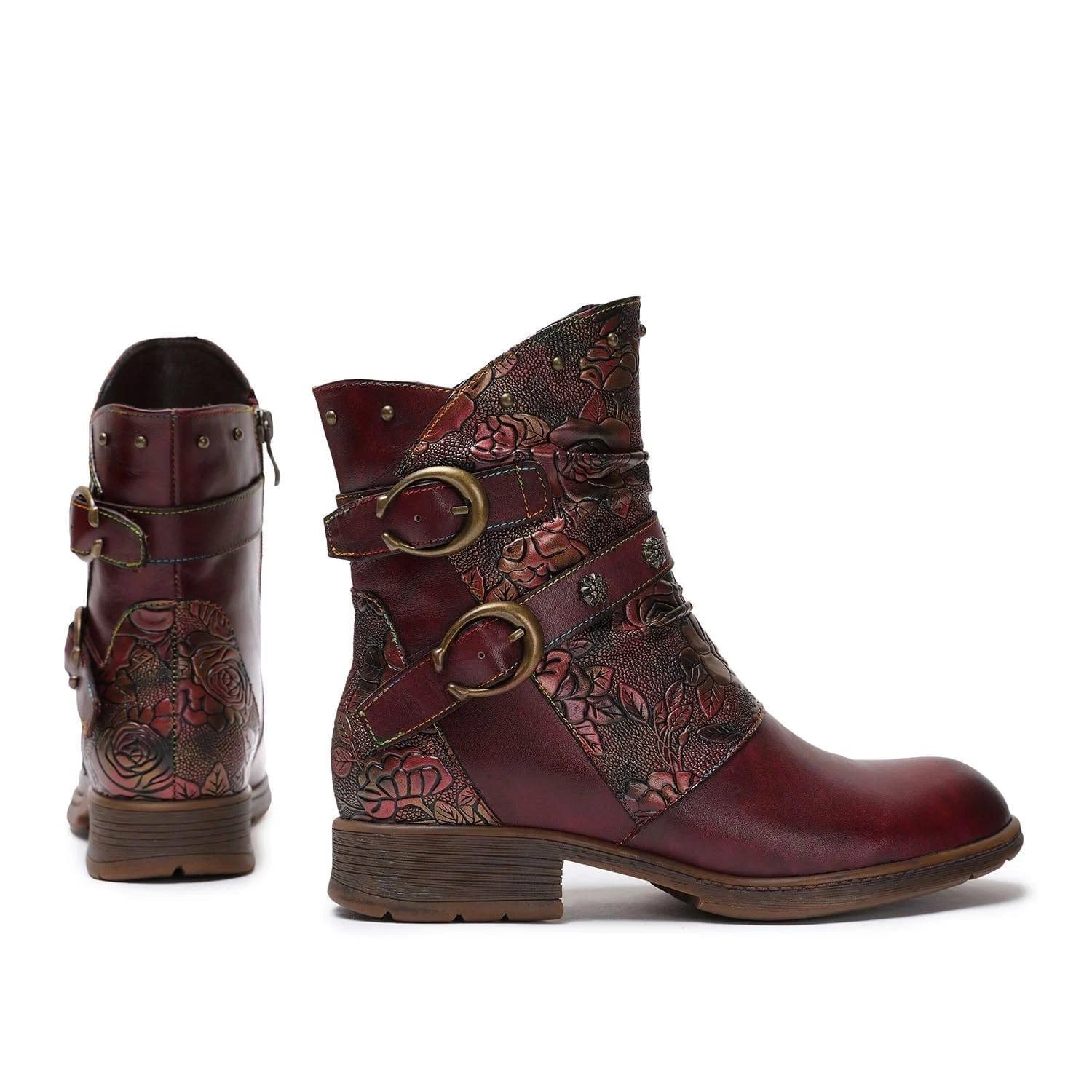 Midnight Wanderer Buckle Boots - Glova