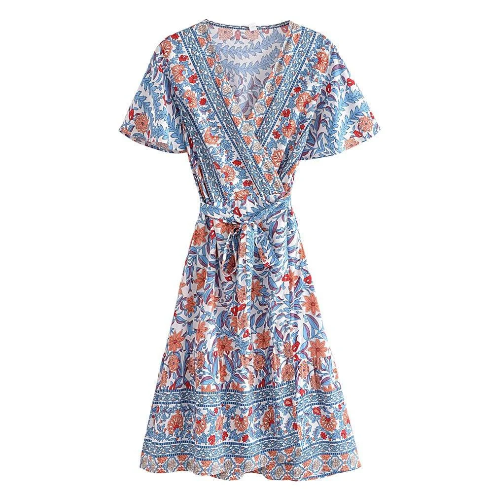 Milena Boho Mini Dress - Glova