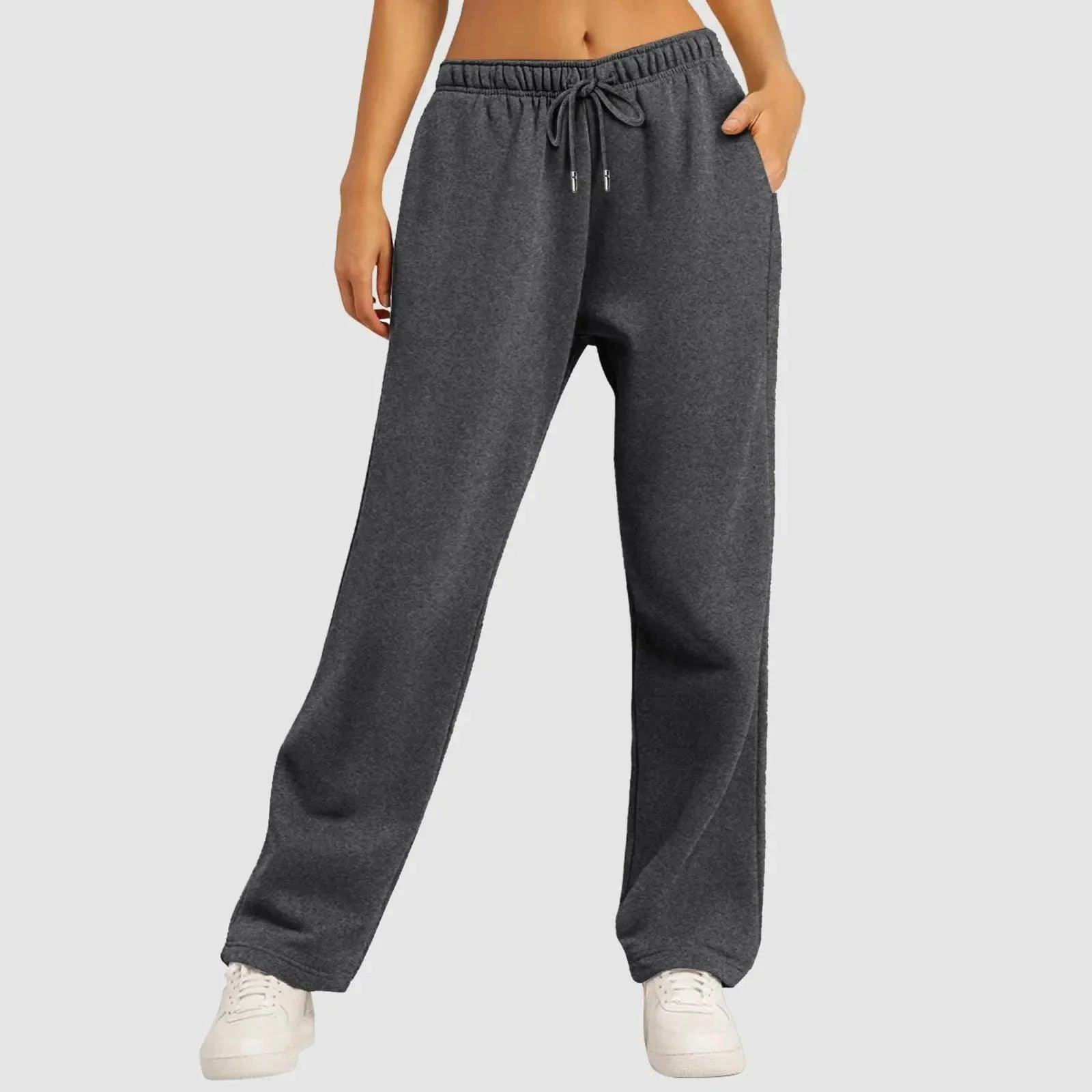 Milla Casual Wide Leg Fleece Sweatpants - 5 Colors - Glova