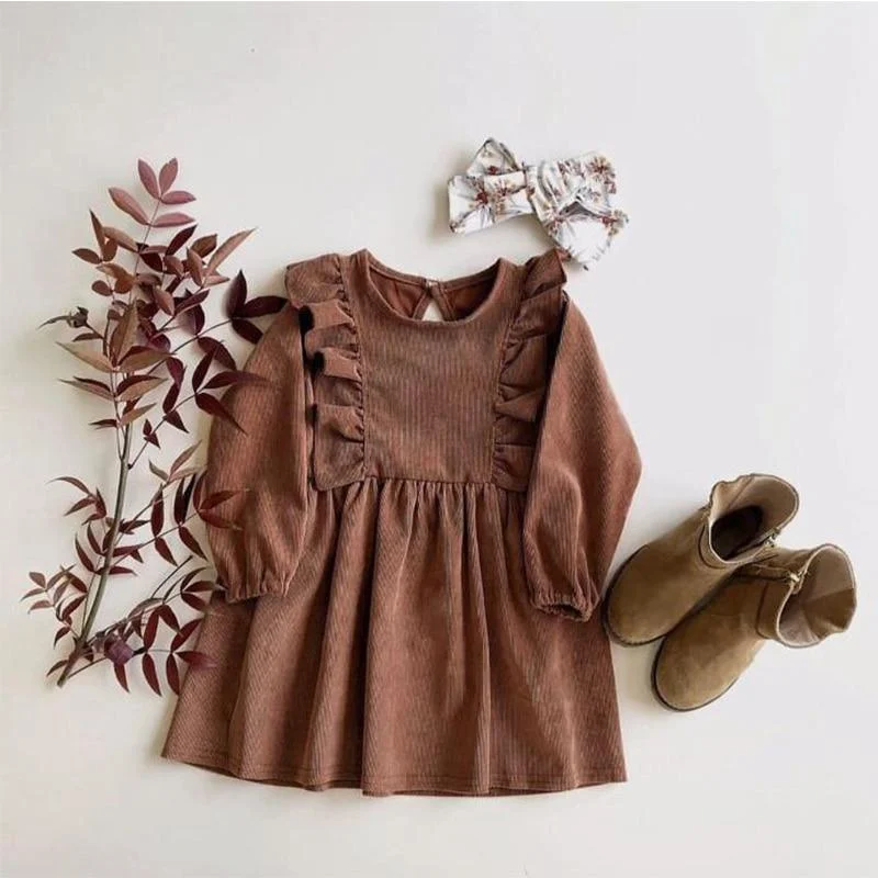 Miller Brown Toddler Dress - Glova