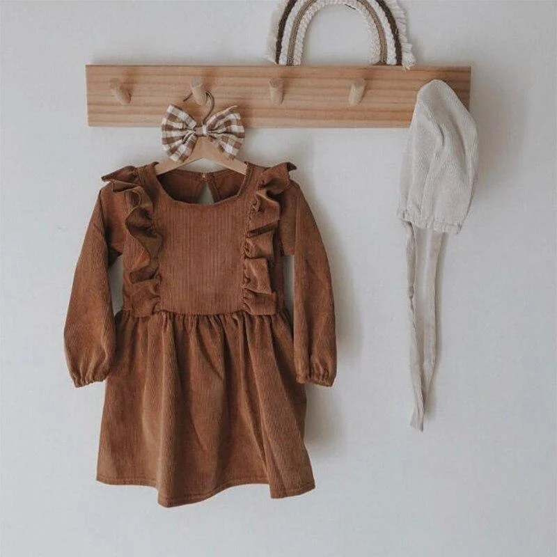 Miller Brown Toddler Dress - Glova