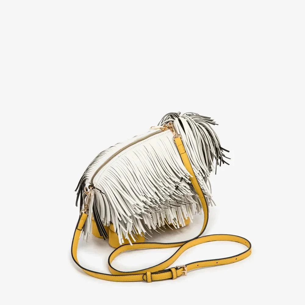 Mini Shaggy Dog Tassel Bags - Glova