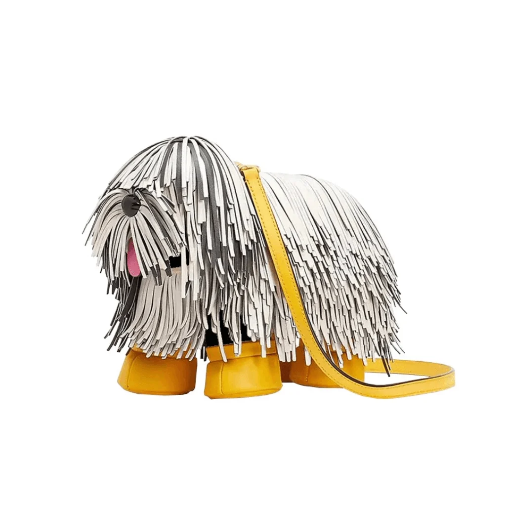 Mini Shaggy Dog Tassel Bags - Glova