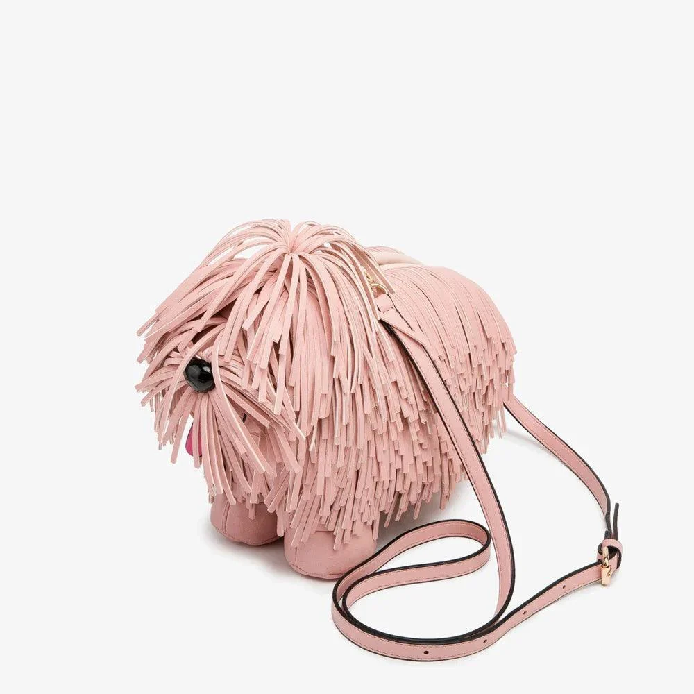 Mini Shaggy Dog Tassel Bags - Glova