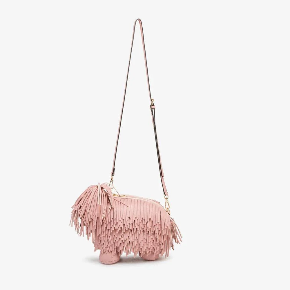 Mini Shaggy Dog Tassel Bags - Glova