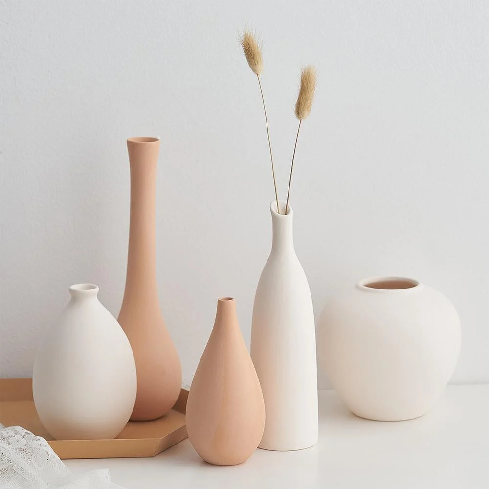 Minimalist Nordic Ceramic Flower Vase - Glova