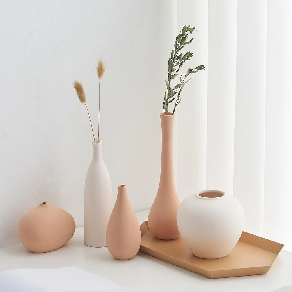 Minimalist Nordic Ceramic Flower Vase - Glova