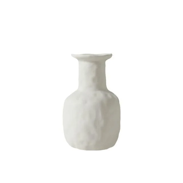 Minimalist White Flower Vases - Glova