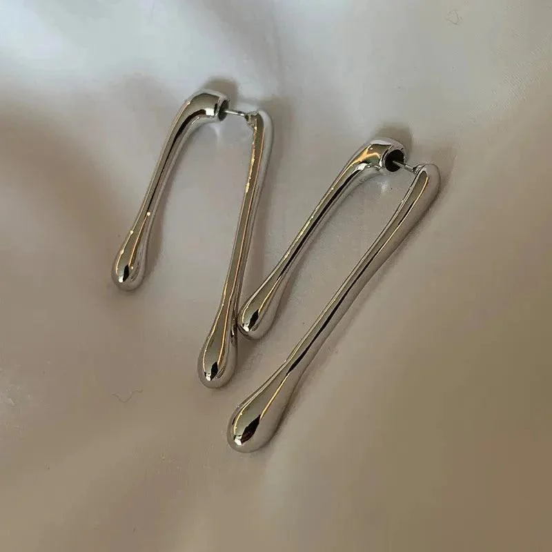 Minimalist Wishbone Earrings - Glova