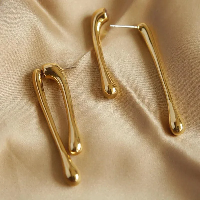 Minimalist Wishbone Earrings - Glova