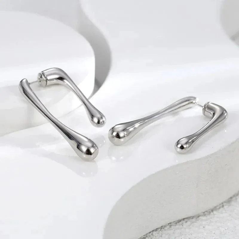 Minimalist Wishbone Earrings - Glova