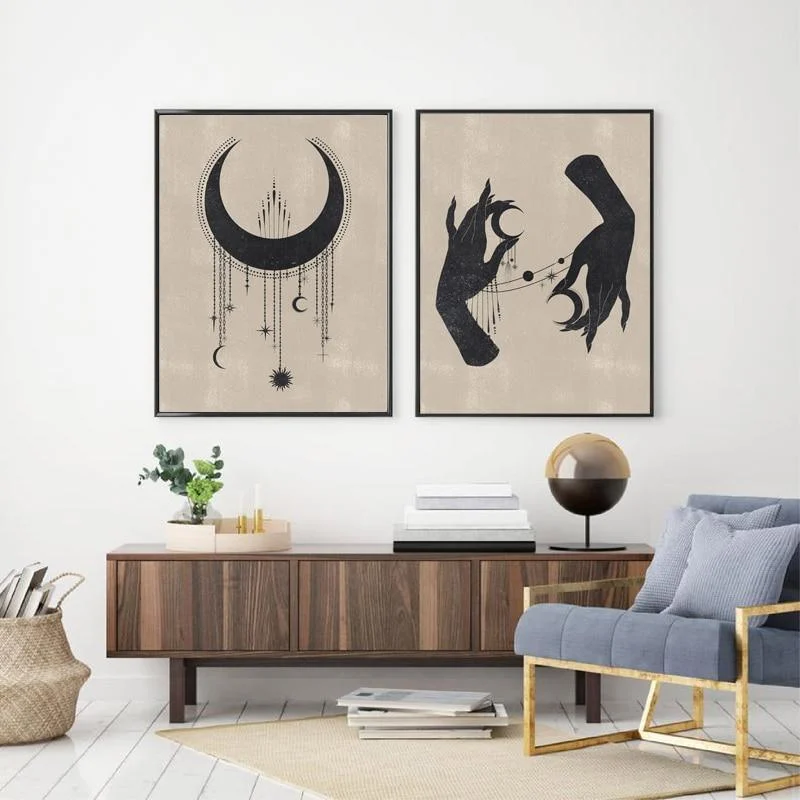 Minimalistic Moon Design Wall Decor - Glova