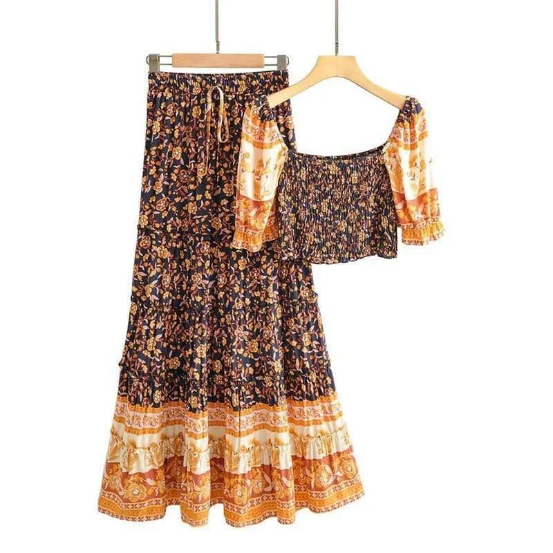 MOIRA Top and Skirt Matching Set - Glova