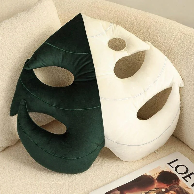 Monstera Leaf Plush Pillow - Glova