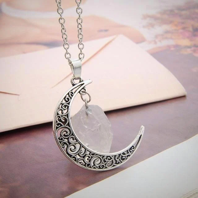 Moon & Crystal Necklace - Glova