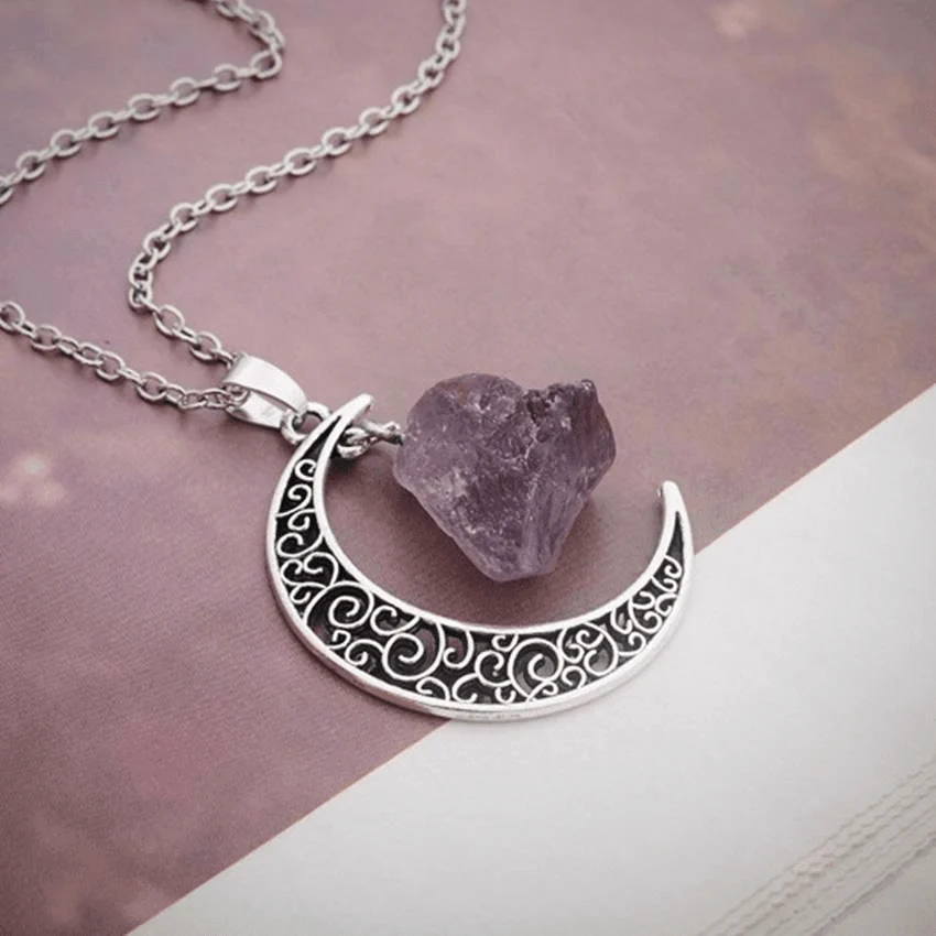 Moon & Crystal Necklace - Glova