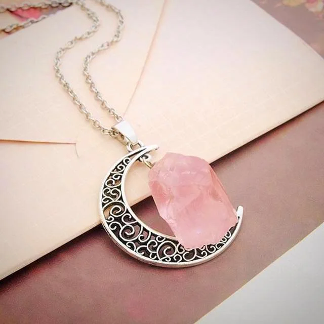 Moon & Crystal Necklace - Glova