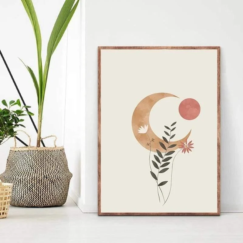 Moon Boho Design Wall Art - Glova