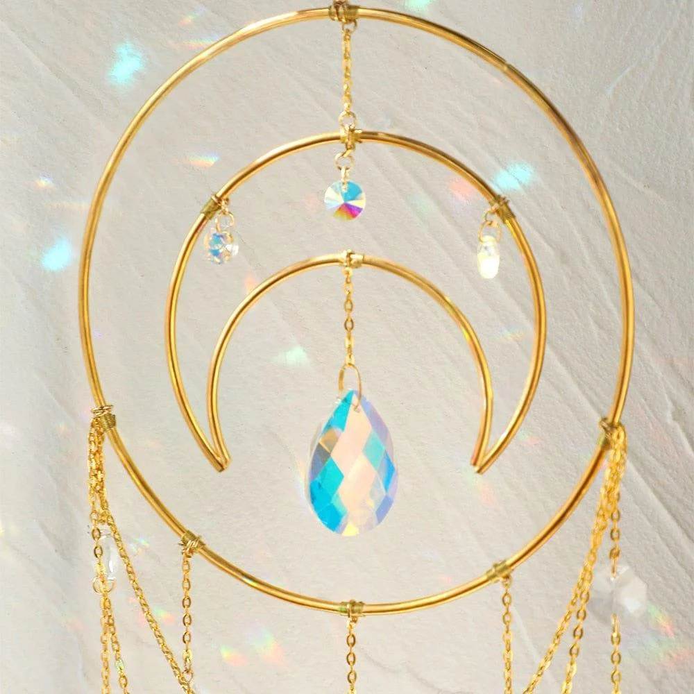 Moon Crystal Suncatcher Rainbow Maker - Glova