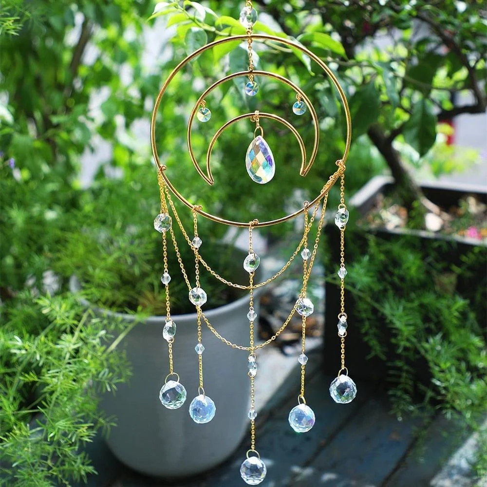 Moon Crystal Suncatcher Rainbow Maker - Glova