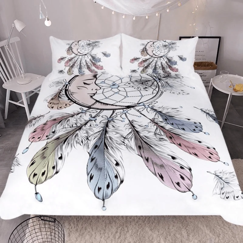 Moon Dreamcatcher Bedding Set 3pcs - Glova