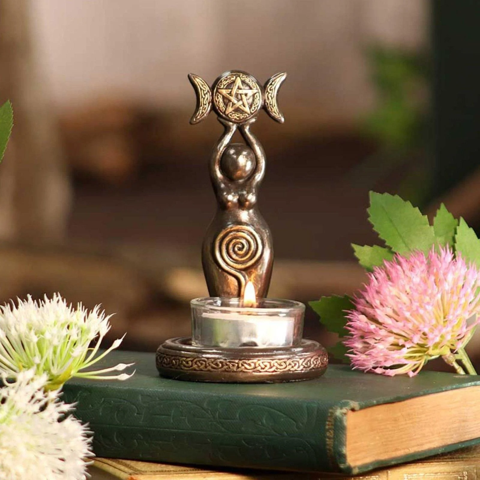 Moon Goddess Tealight Candle Holder - Glova