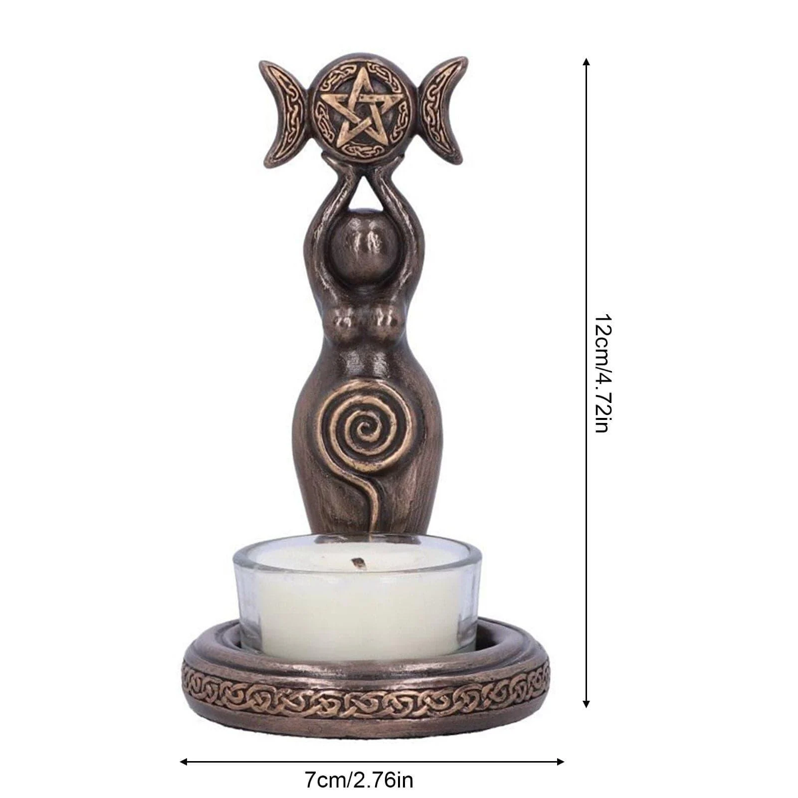 Moon Goddess Tealight Candle Holder - Glova