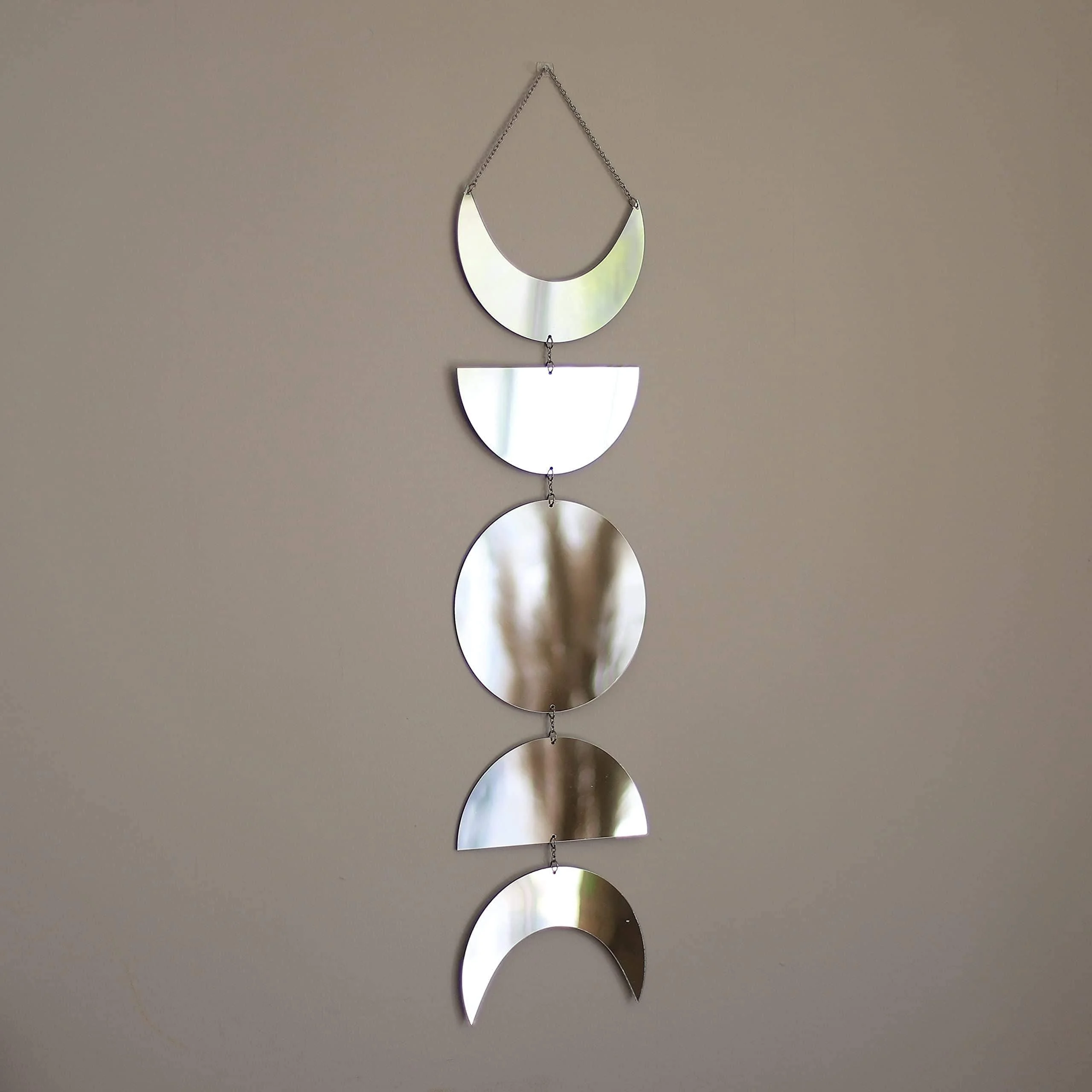 Moon Phase Mirror Wall Hanging - Glova