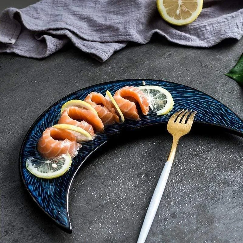 Moon Shaped Sushi Plate - Glova