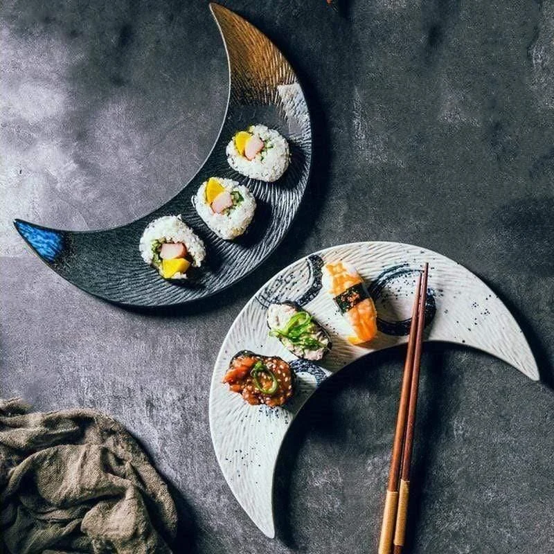 Moon Shaped Sushi Plate - Glova