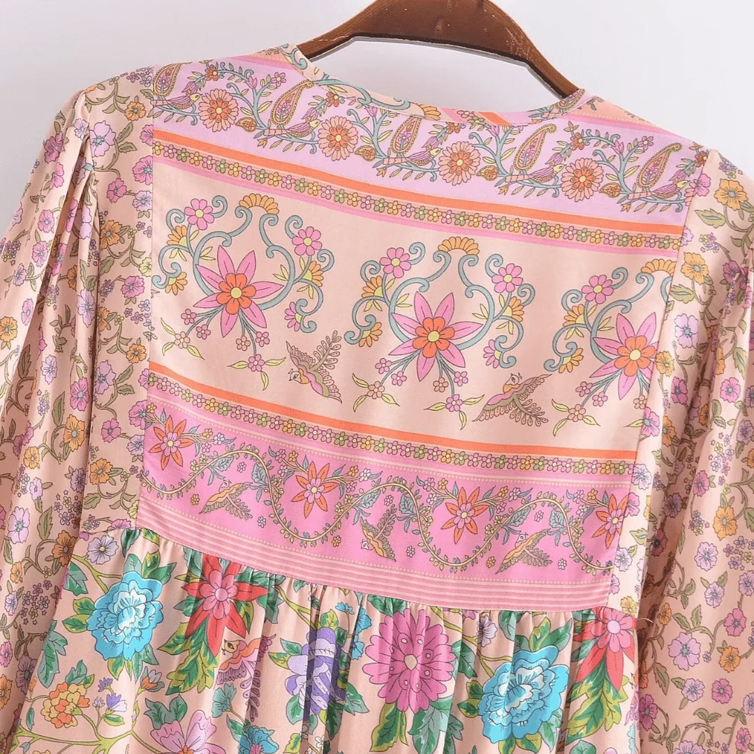 Morgan Boho Long Sleeve Blouse - Glova